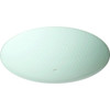 Opal Clear Dot Pattern Round Glass 12" Pack Of 4