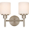 Seasons Aubrey 13 In. 2-Light Incandescent Bath Vanity Fixture