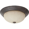 Seasons 2-Light Incandescent Flush Mount Light (Bronze)
