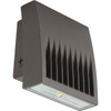Lumark 5.75 In 18 Watt Outdoor Led Flush-Mount Wall Light (Bronze)