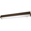 Afx 48-5/8 In. 3-Light Fluorescent Carelite Overbed Fixture (Walnut)