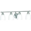Seasons Raleigh 7.25 In. 4-Light Incandescent Bath Vanity Fixture (Chrome)