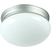 9-Inch Dome 12w Dimmable Integrated LED Flush Mount Light 2700k, White