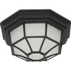 Seasons 11.5 In 10 Watt Outdoor Led Spider Flush-Mount Ceiling Light (Black)