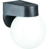 Liteco 6 In 13 Watt Outdoor Led Flush-Mount Wall Light (Black)