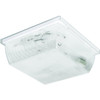 10.5 In Led Ceiling Fixture Prismatic Lens (White)