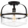 Cordelia Lighting Jaxon Incandescent Semi-Flush Mount Light