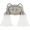 Generation Lighting Holman 11.75 In. 2-Light Led Bath Vanity Fixture (Brushed Nickel)