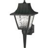 Satco Nuvo Mansard 8 X 17.5 In. 1-Light Outdoor Lantern (Black)
