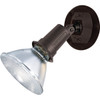 Satco Nuvo Bronze One-Light 5 Exterior Par38 Flood Light With Adjustable Swivel