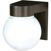 Satco Bronzotic 6 X 7.2 In. Incandescent Outdoor Wall Sconce