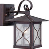 Satco Vega 6.5 X 9.7 In. Incandescent Outdoor Wall Sconce
