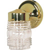 Satco Brentwood 5.5 X 8.5 In. Incandescent Outdoor Wall Sconce