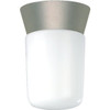 Satco Nuvo 4.25 In. 1-Light Outdoor Ceiling Light (Satin Aluminum)