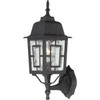 Satco Banyan 17 In. Incandescent Outdoor Wall Sconce