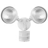 Globe Electric Wired Motion Par Security Dualbrite White Plastic 180 Degree 50ft