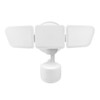 Globe Electric Wired Motion Led Security 3 Head Wht 3200lm 4000k 240 Degree 50ft