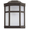 Liteco Aston Wall Fixture With Photocell And Motion Sensor, Bronze