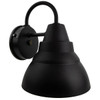 Liteco Decorative Outdoor Wall Fixture, Black