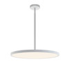 AFX Edge Round Large 24 In. LED Pendant Fixture White 120-277v, 30/40/50k