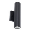 AFX Beverly 10 In. LED Outdoor Sconce Black 120-277v, 27/30/35/40/50k