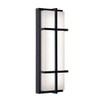AFX August 20 In. LED Outdoor Sconce Black 120-277v, 30/35/40k