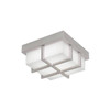 AFX August 8 In. LED Outdoor Flush Mount Black, 30/35/40k