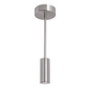 Afx Beverly 6" LED Outdoor Pendant, Adjustable Cct, Satin Nickel