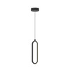 Afx Sienna 12" LED Pendant, Adjustable Cct, Black