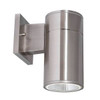 Afx Everly 8" LED Outdoor Sconce, Adjustable Cct, Satin Nickel