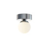 Afx Pearl 5" LED Flush Mount, 3000k, Satin Nickel