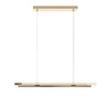 Afx Indra 44" LED Linear Pendant, Adjustable Cct, Satin Brass