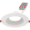 Juno Wafer 6" LED Regressed Baffle Downlight, Switchable Cct, Matte White Wf6 Dreg B Alo20 Sww5 90cri MW M6