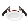 Halco Fire Rated Slim Downlight, Smooth Trim, Select Cct, 6.5 Watt, 3", White
