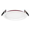 Halco Fire Rated Slim Downlight, Baffle Trim, Select Cct, 19 Watt, 8", White