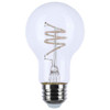 SATCO Vintage 6 Watt A19 Led, Flex Gray Coil Filament, E26, 2700k, Case Of 6
