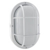 Satco 7 In. 1-Light Outdoor Ceiling Light (White)