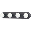 Satco Racetrack 2 In. 4-Light Incandescent Bath Vanity Fixture