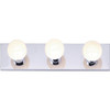 Satco 2 In. 3-Light Incandescent Bath Vanity Fixture