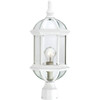 Satco Boxwood 100w Lighting Post Cap (White)