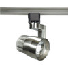 Satco Nuvo Brushed Nickel One-Light Led 12w Angle Arm Track Head, 24 Deg. Beam