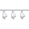 Satco Nuvo White Three-Light Par30 Gimbal Ring Track Kit