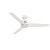 Hunter Fan 52" Malden Ceiling Fan, Matte White