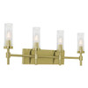 Afx Huntington 30" Four-Light Medium Base Vanity, Light Antique Brass