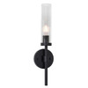 Afx Huntington 18" One-Light Medium Base Indoor Wall Sconce, Black