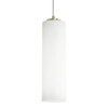 Afx Leo 12" One-Light Medium Base Pendant, Light Antique Brass