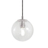 Afx Palla 7" One-Light Medium Base Pendant, Satin Nickel