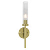 Afx Huntington 18" One-Light Medium Base Indoor Wall Sconce, Light Antique Brass