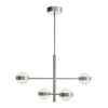 Afx Verona 30" LED Pendant, 27/30/35/40/50k, Satin Nickel