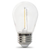 FEIT Electric S14 1 Watt Filament String Led, E26, 2700k, Clear, Package Of 24